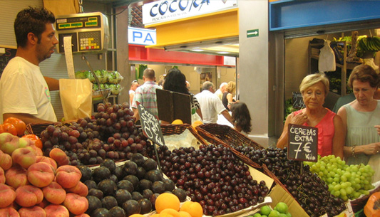 Local market produce