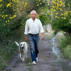 Chris Stewart and Dog