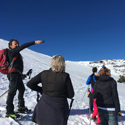 Walking guide in action